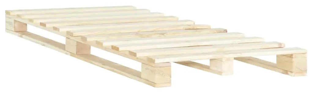 vidaXL Bedframe pallet massief grenenhout 120x200 cm