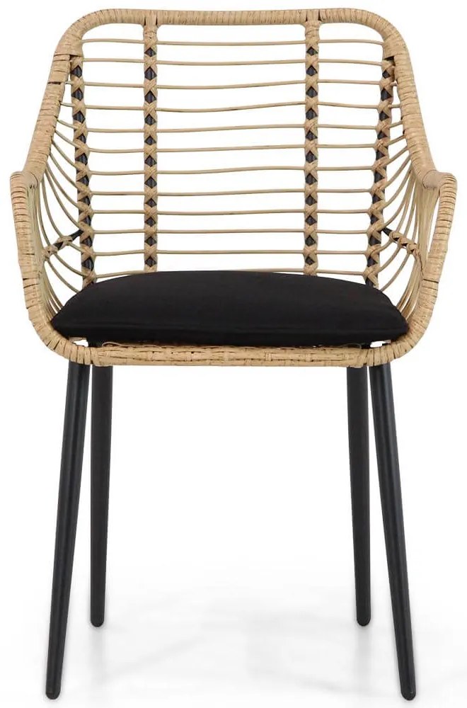 Tuinstoel Wicker Taupe-naturel-bruin Domani Furniture Certo