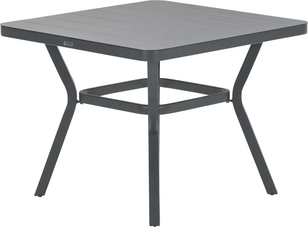 Garden Impressions Mina tuintafel 90x90xH71 - donker grijs