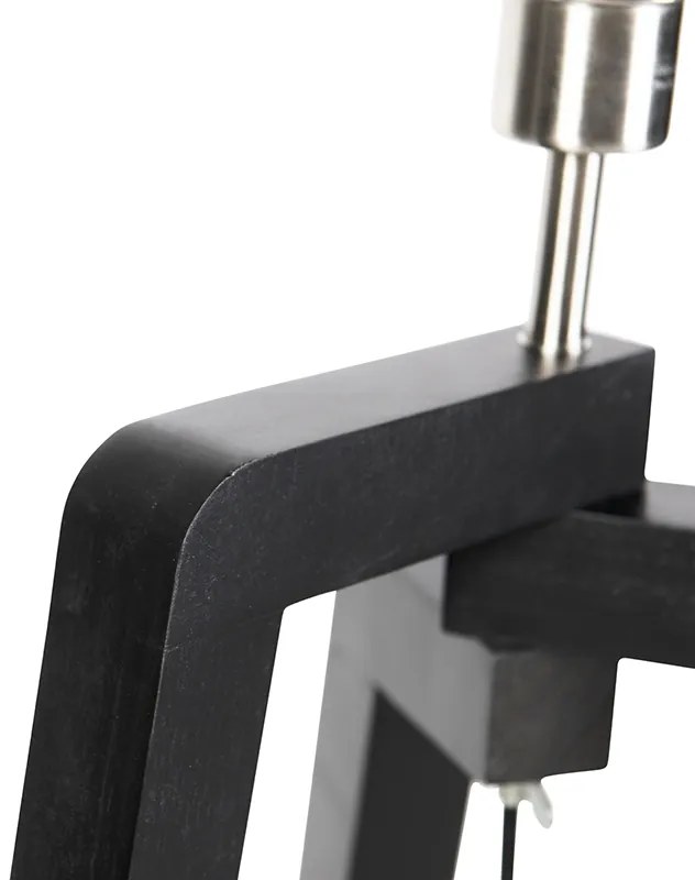 Landelijke vloerlamp tripod zwart - Puros Landelijk / Rustiek, Modern Binnenverlichting Lamp