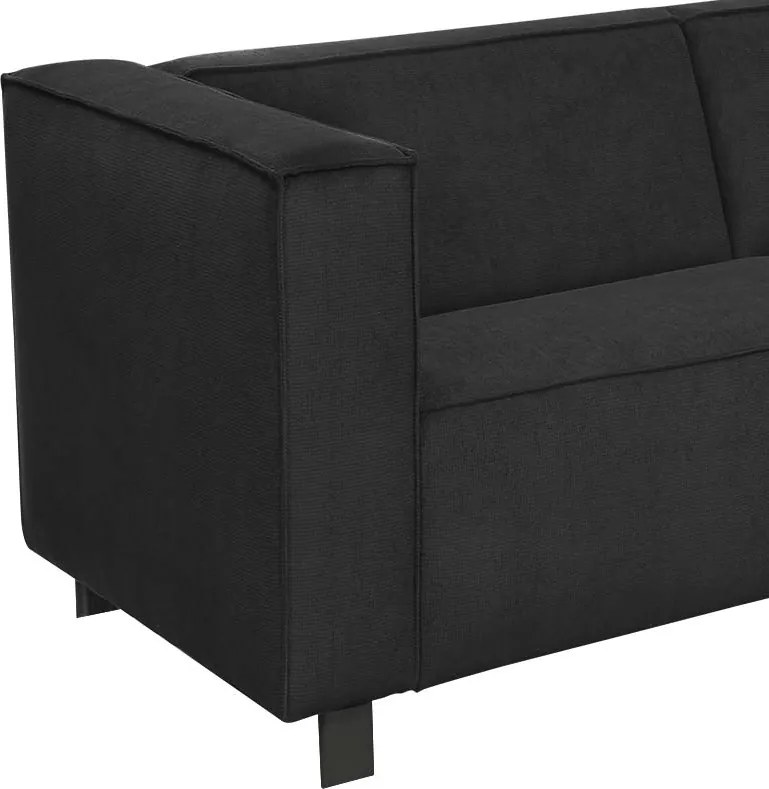 3 zitsbank - Flaska - stof Regain antraciet 67