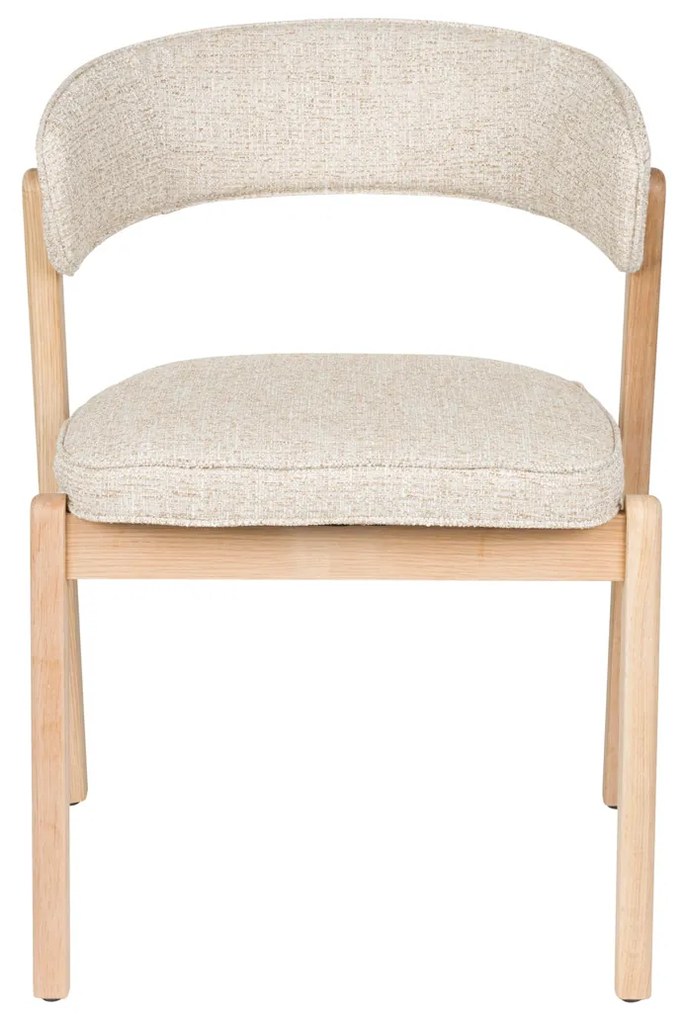 Zuiver Bright Design Eetkamerstoel Eiken Beige