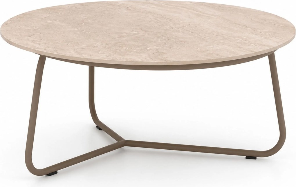 Stoel en Bank Loungeset 5 personen Aluminium Taupe  Apple Bee Pine