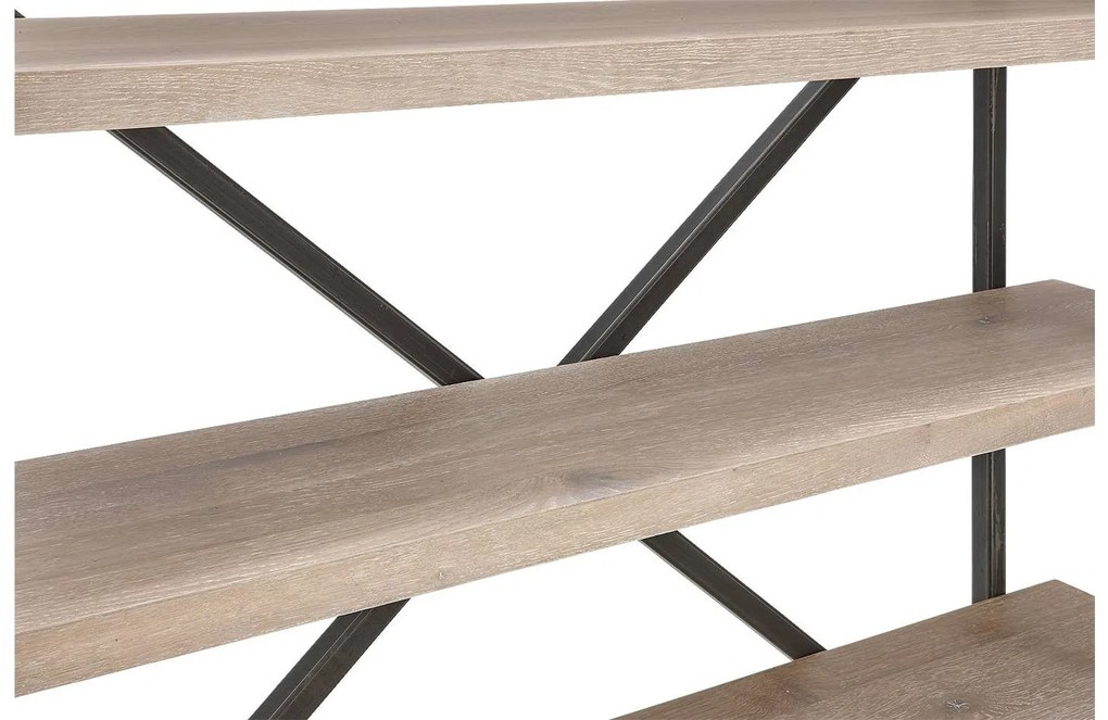 Goossens Wandmeubel Blake, Met 5 legplanken, 120 cm breed
