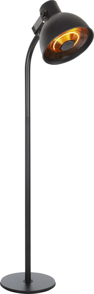 Practo Garden helios zwart - Elektrische terrasverwarmer - 230cm