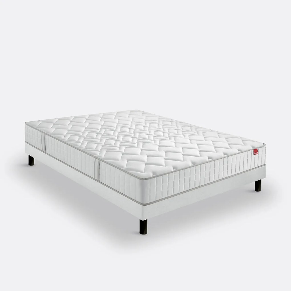 Ensemble matras met veren l'Illustre + beddenbodem