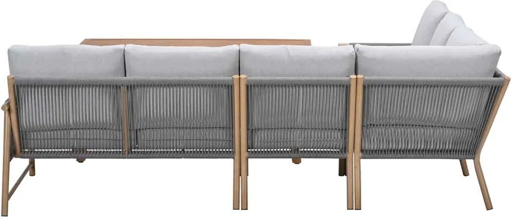 Garden Impressions Hannie lounge dining set 6-delig - light teak look