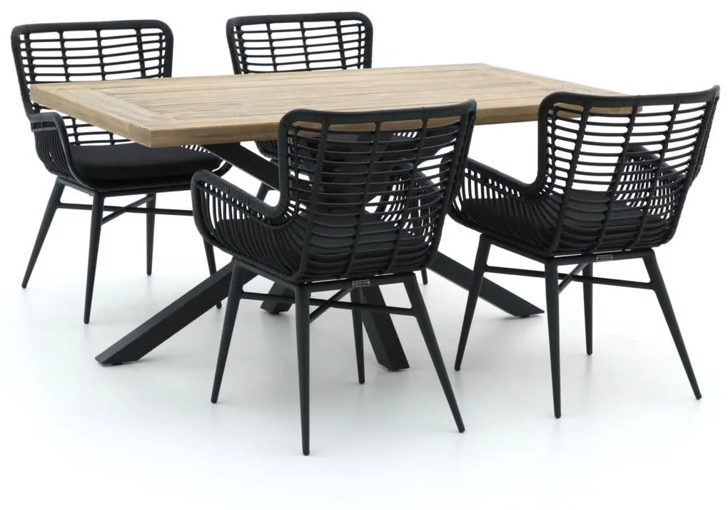 Intenso Asti/Montorio 160cm dining tuinset 5-delig