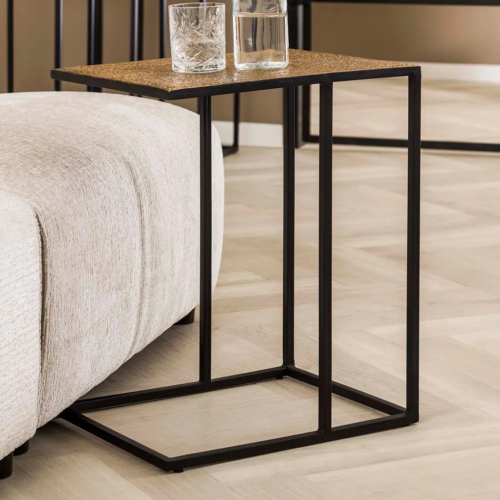 Metallic Laptoptafel Antiek Brons - 45 X 35cm.