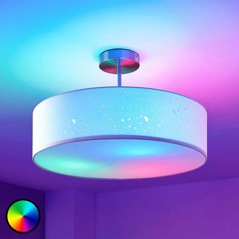 LED RGB plafondlamp Alwine met afstand
