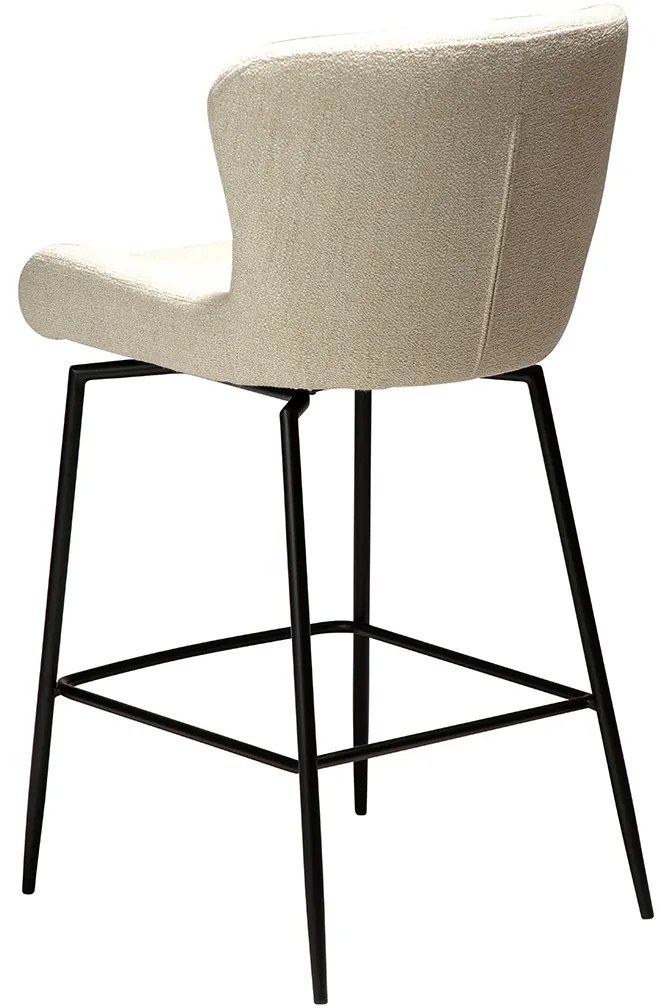 Dan-Form Glam Swivel Draaibare Barstoel Beige Boucle