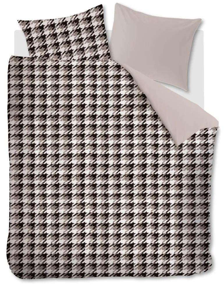 Rivièra Maison - RM Pied-de-Poule Pillow Cover sand 60x70 - Kleur: beige