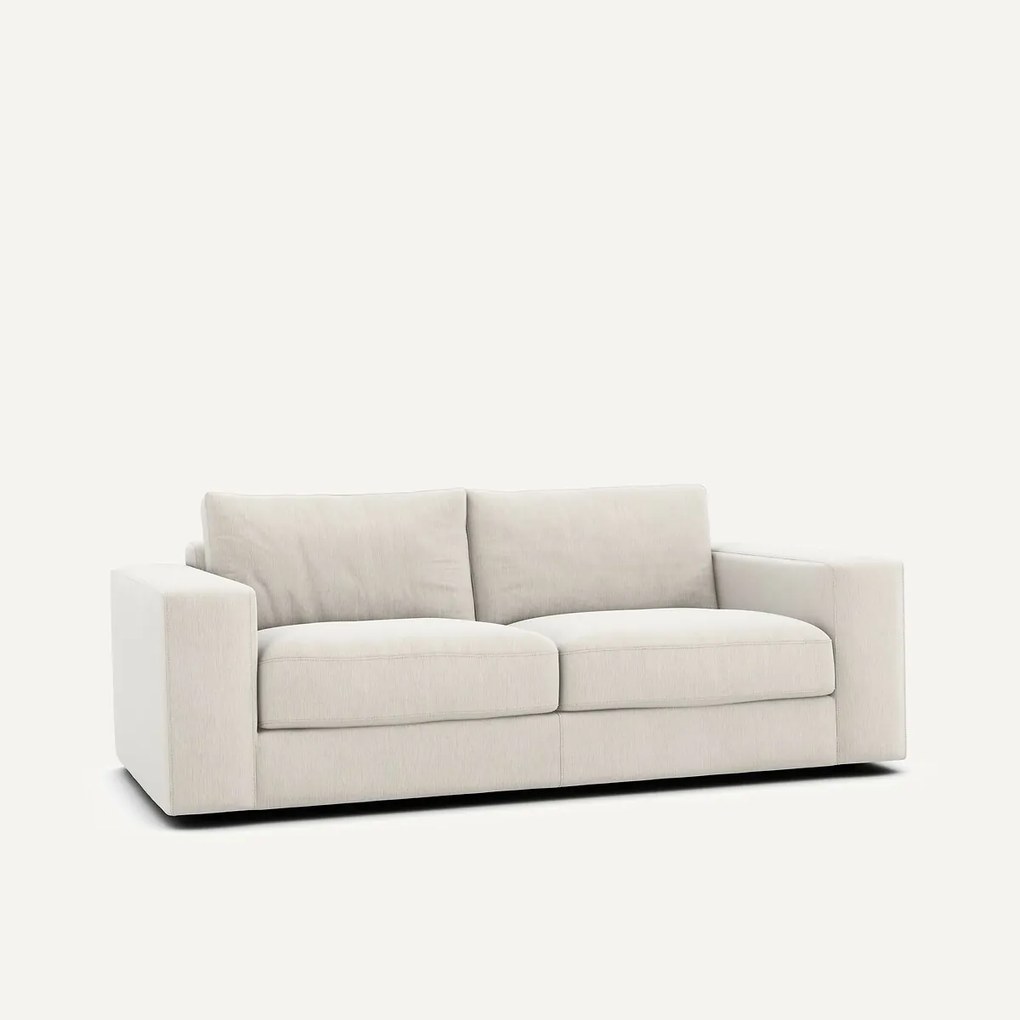 Compacte bank 3-zit in fluweel, Skander