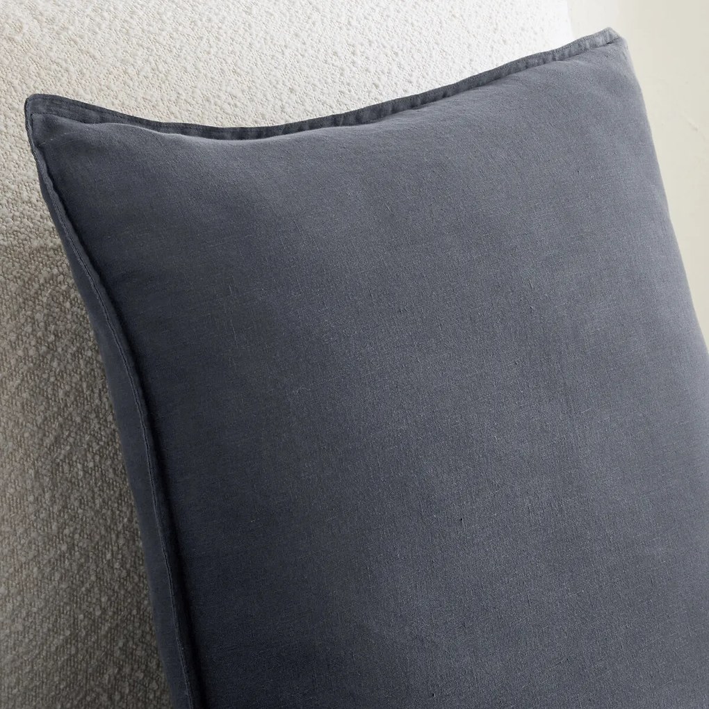 Kussensloop in gewassen linnen, Elina