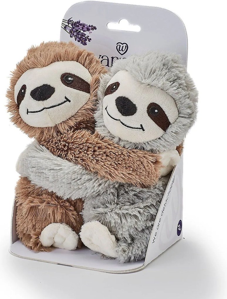 Warmies warmteknuffel "Knuffelende luiaarden"