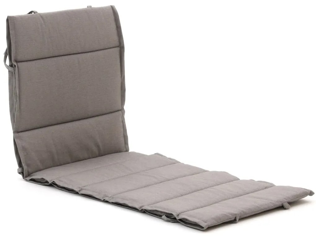 Ligbedkussen Tuin | Grijs-Antraciet  | Katoen/Polyester | Madison | 200x65cm | Kees Smit Tuinmeubelen
