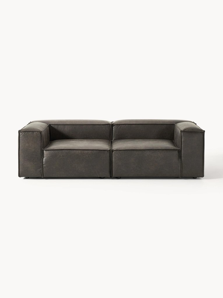 Modulaire leren bank Lennon (3-zits)