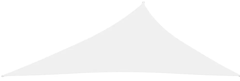 vidaXL Zonnescherm driehoekig 3x4x5 m oxford stof wit