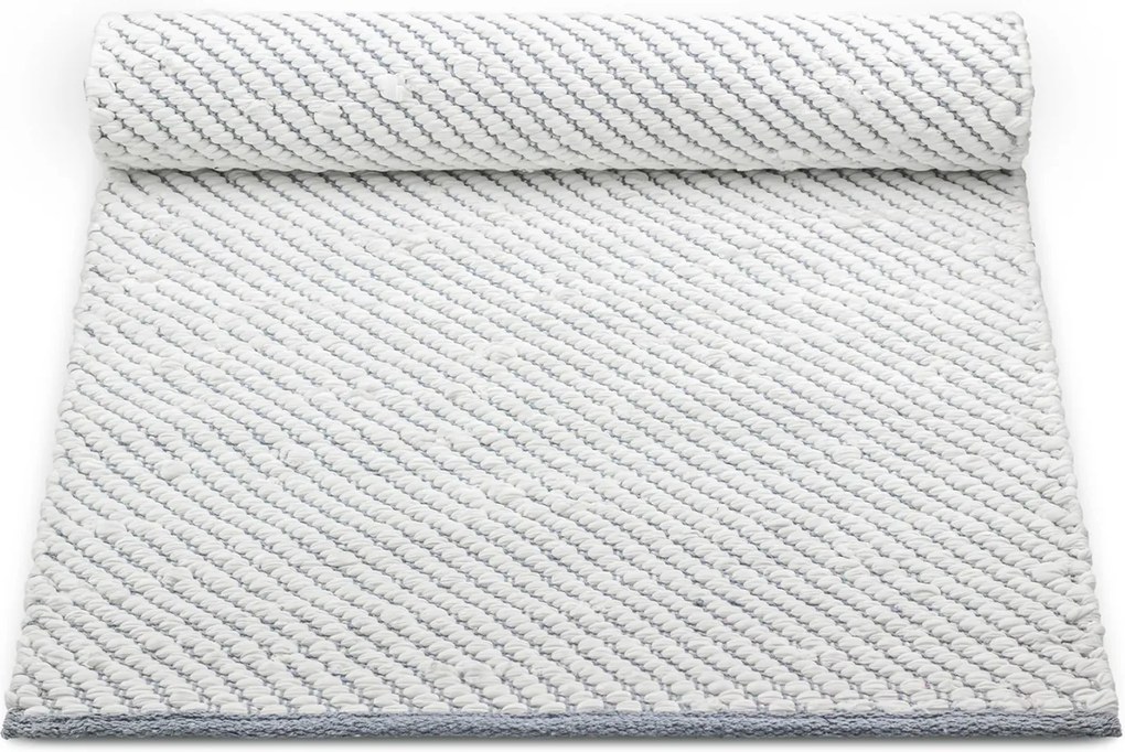 Rug Solid - Rain White / Grey - 140 x 200 - Vloerkleed