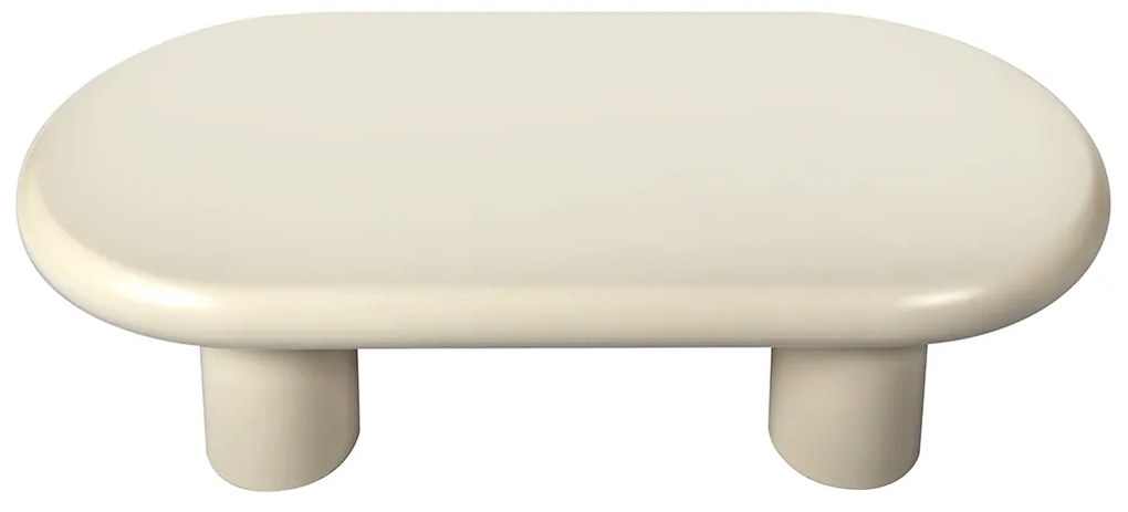 Cloud Salontafel Creme Wit - 120 X 60cm.