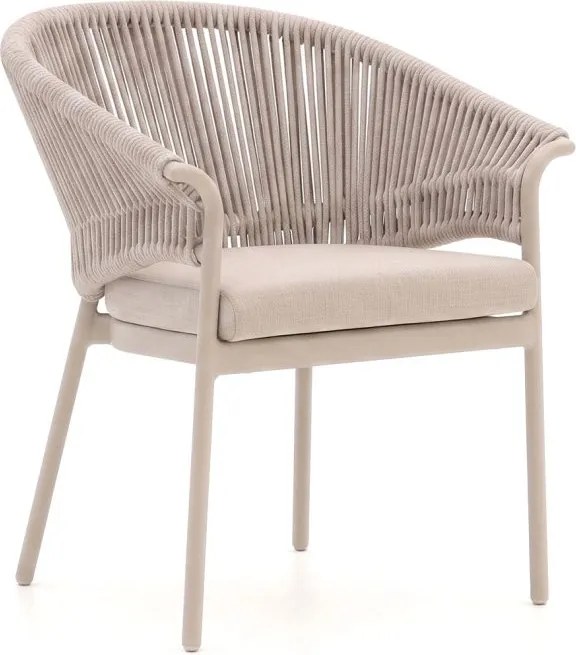 Dining tuinstoel | SUNS Santorini | Rope (touw) | Taupe | Kees Smit Tuinmeubelen