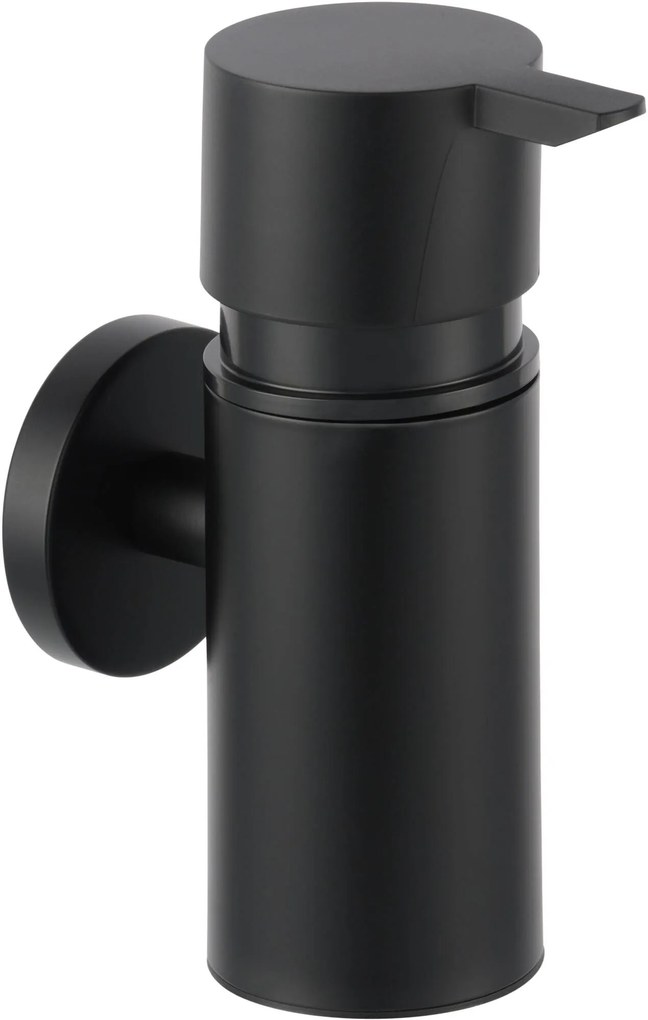 Saqu Nemo zeepdispenser 5,5x9,8x14cm zwart