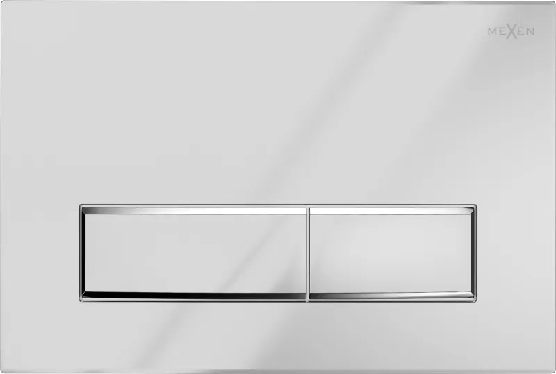 Mexen Fenix Air 09 pneumatische spoelknop, glanzend chroom - 6A0901