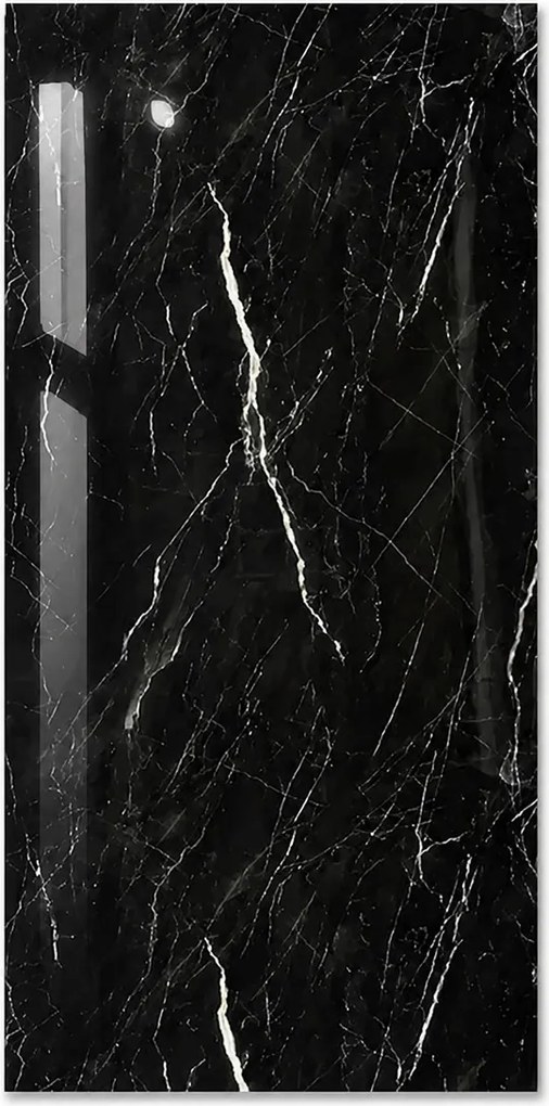 PVC Marmer Wandpaneel Nero Marquina Glans 260x122x0,3cm