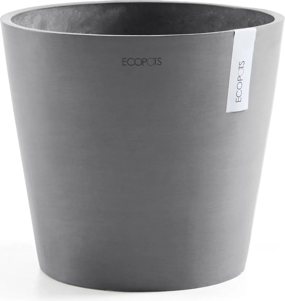 Ecopots bloempot Amsterdam 30 - Rond - Grey - Diameter 30 x H25,4 cm