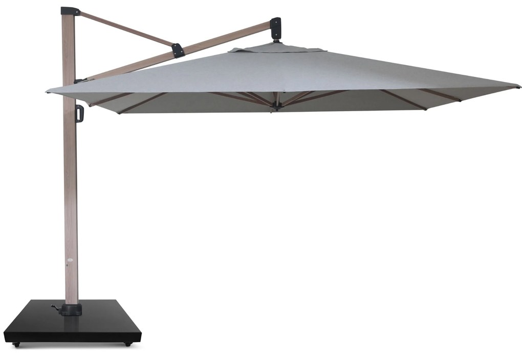 Zweefparasol 3x3m S1 Grijs-antraciet Camello Diego
