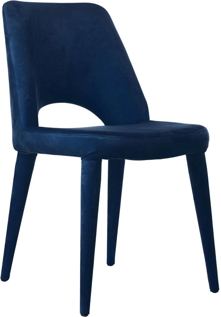 Pols Potten Pols Potten Chair Holy Stoel Velvet Blue