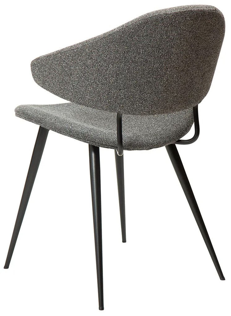 Dan-Form Napoleon Design Eetkamerstoel Grijs Boucle