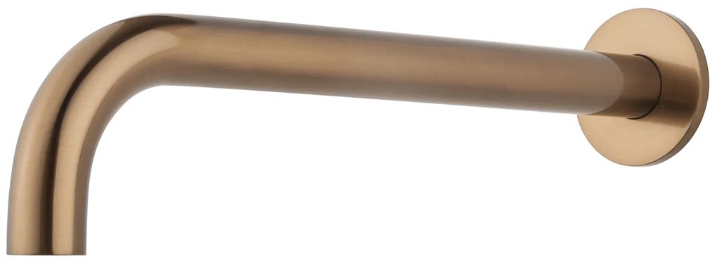 Mueller Bronzo inbouw muuruitloop 25cm geborsteld brons