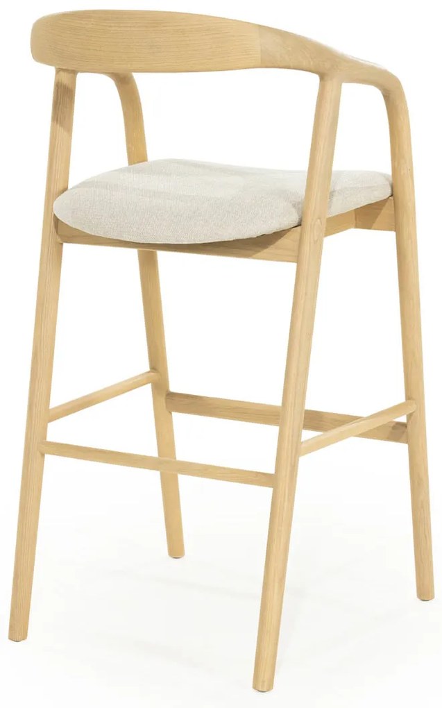 Eleonora Rayven Barkruk Hout Wabi Sabi Stijl Naturel
