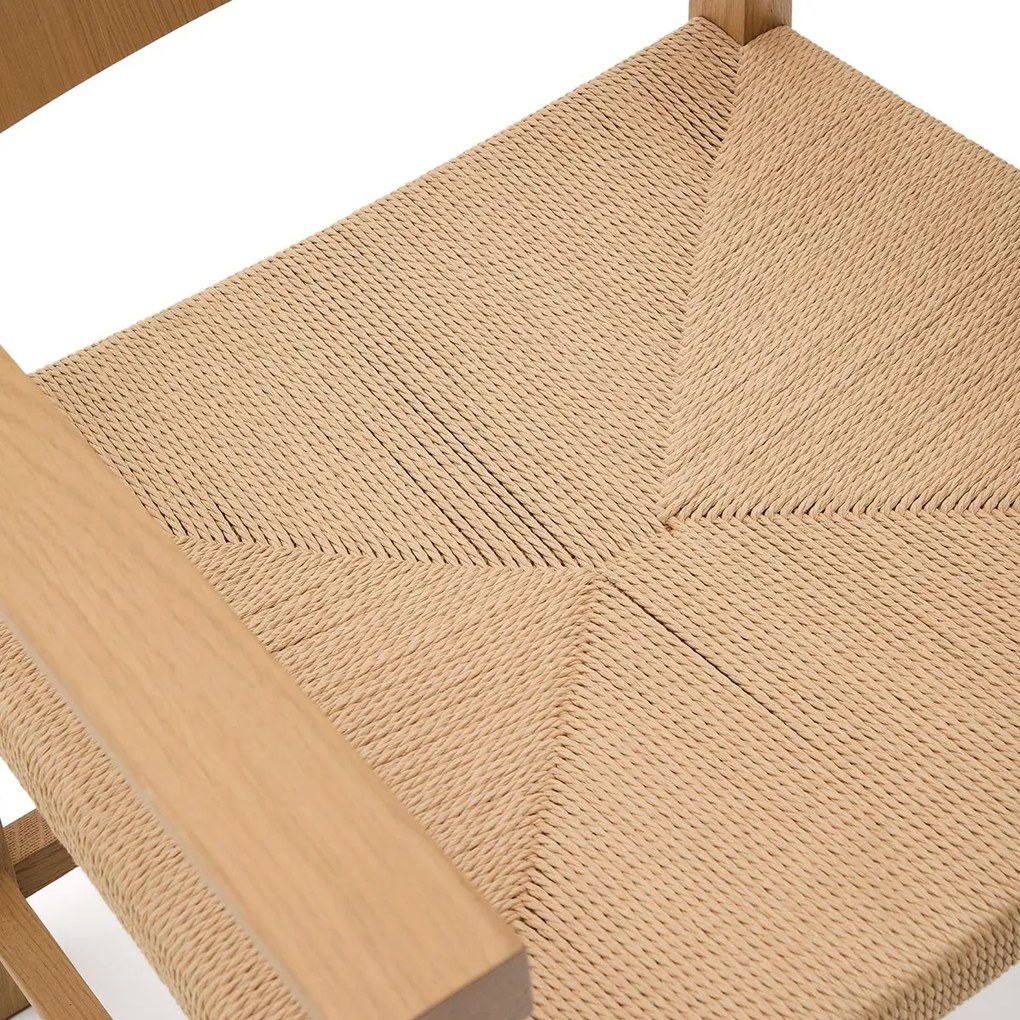Kave Home Idun Eiken Design Eetkamerstoel