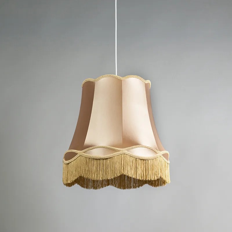 Set van 4 retro hanglampen goud 45 cm - Granny