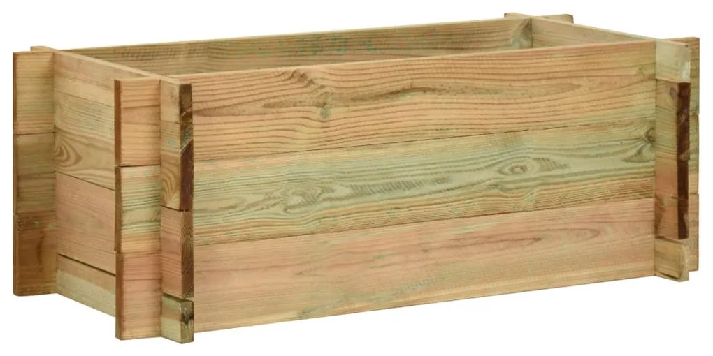 vidaXL Plantenbak 80 cm geïmpregneerd grenenhout