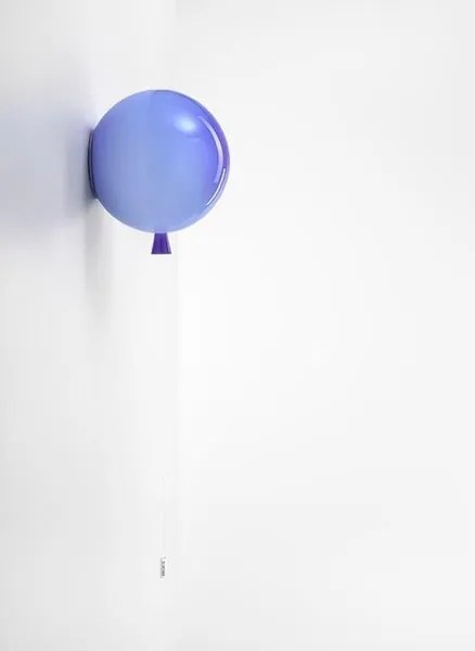 Brokis - Wandlamp Memory Blauw glanzend / Zilver Glas