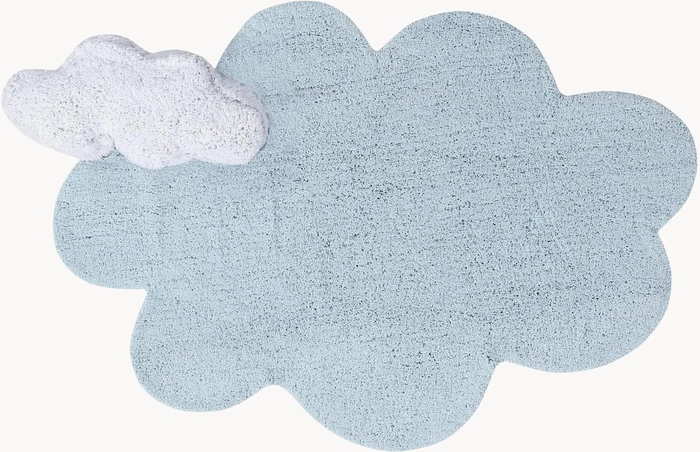 Handgeweven kindervloerkleed Dream met hoog-laag effect, wasbaar