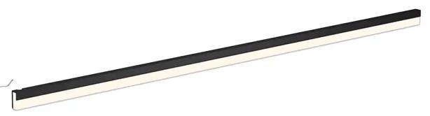 INK LED line Verlichtingsbalk - 80x2.5x1cm - LED colour changing - dimbaar - IP44 - 4200K - tbv Spiegel of Spiegelkast - zwart mat 8302425