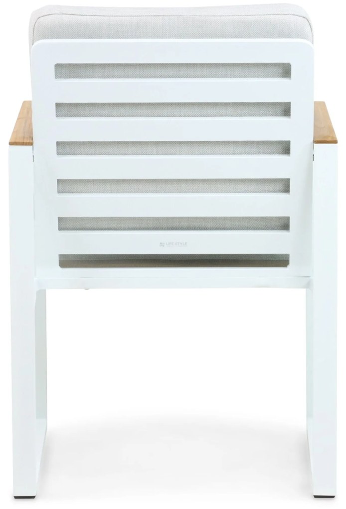 Tuinstoel Aluminium Wit Lifestyle Garden Furniture Faro