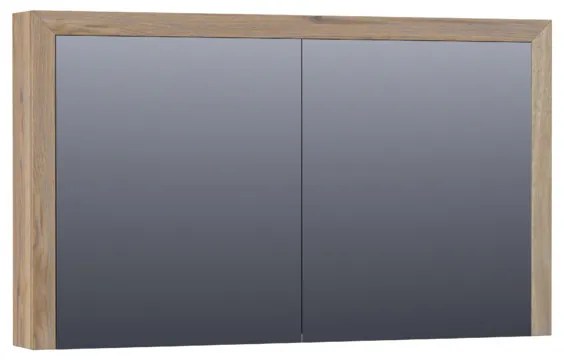 Saniclass Natural Wood spiegelkast 120x15x70cm Vintage Oak Massief Eiken 70511VOG