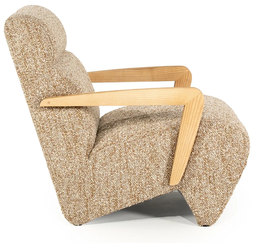 Eleonora Olek Comfortabel Fauteuil Taupe