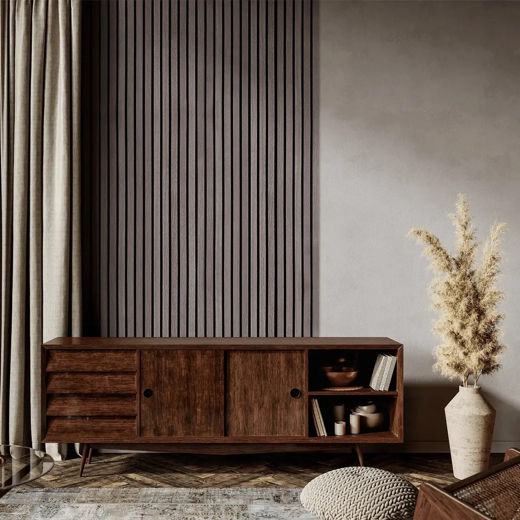 AkuPanel 300 cm Walnoot - Akoestische panelen