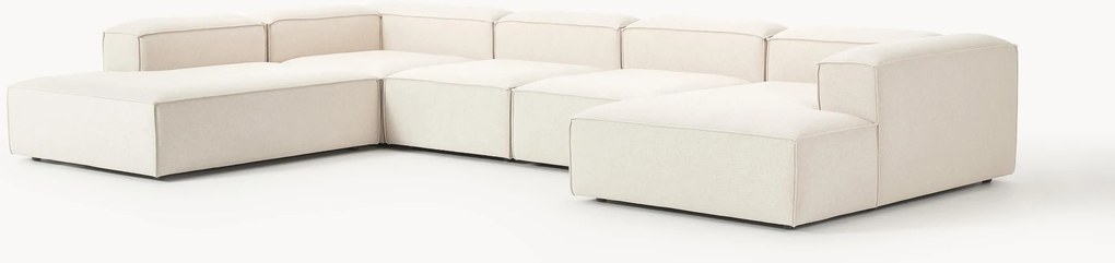 Modulaire U-bank Lennon van linnenmix