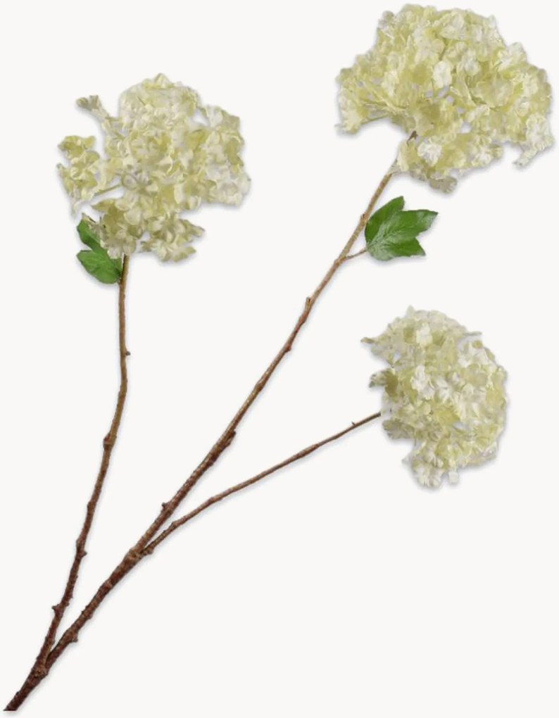 Handgemaakte kunstbloemen Snowball, 3-delig
