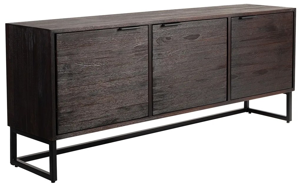 Dressoir Van Donker Teakhout - 140x35x55cm.