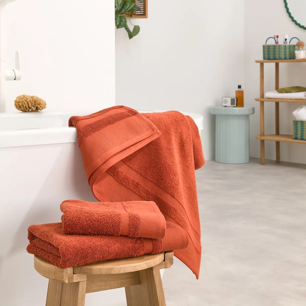 Handdoek in gekamd katoen 600g/m2, Kheops