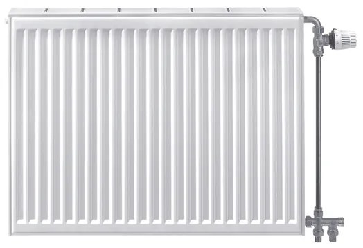 Stelrad Compact All In paneelradiator 40x110cm type 22 1370watt 4 aansluitingen Staal Wit glans 0214042211