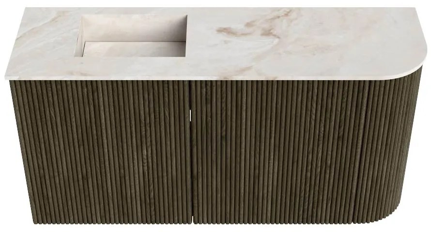 Mondiaz Joya DLux 80cm toiletmeubel ronding rechts shadow met wastafel faye links 1 kraangat frappe